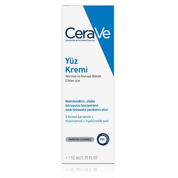 Cerave Nemlendirici Yüz Kremi 52 ml ürün görseli 1