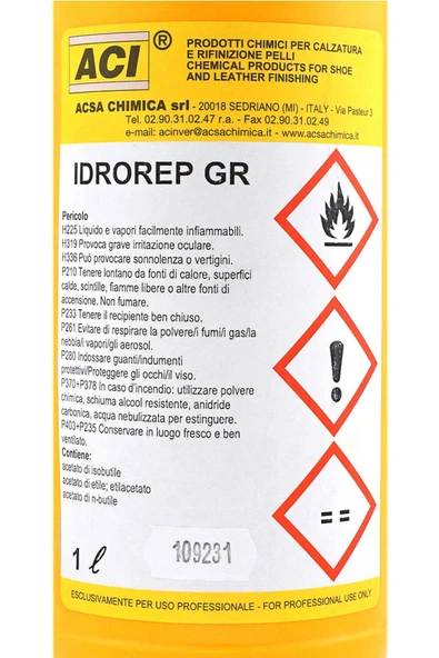 ACI IDROREP GR Profesyonel 1 Litre Su İtici ve Deri Yüzey Koruyucu - Resim 3