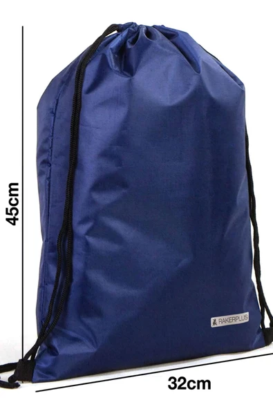 Rakerplus Lacivert 32x45 cm Su Geçirmez Büzgülü Krampon ve Spor Çantası - Resim 4