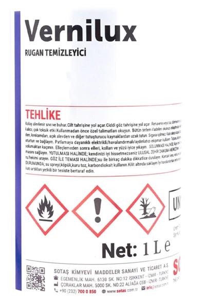 Duver Vernilux Profesyonel 1 Litre Rugan Temizleyici - 4