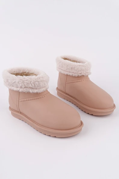 Muggo FROSTY Kadın Kürklü Yağmur Ve Kar Botu - 6