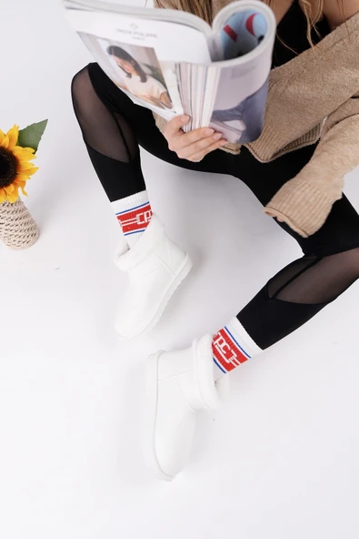 Muggo FROSTY Kadın Kürklü Yağmur Ve Kar Botu - 9