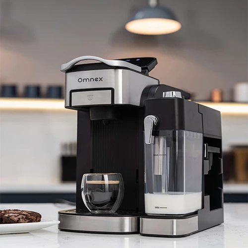 Omnex Ox-Pro II Kapsül Kahve ve Espresso Makinesi 20 Bar Basınç, Süt Köpürtücü, Latte & Cappuccino - 2