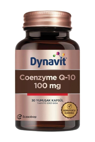 Dynavit Coenzyme Q-10 100 Takviye Edici Gıda 30 Yumuşak Kapsül ürün görseli
