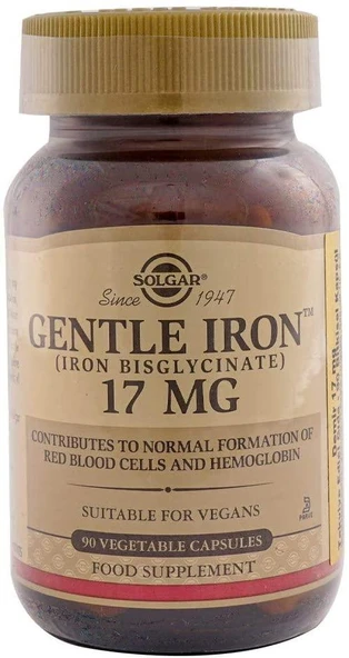 Solgar Gentle Iron 17 mg ürün görseli