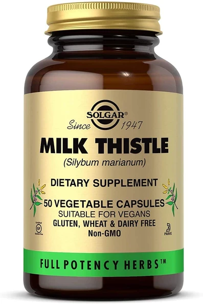 Solgar Milk Thistle 100 mg ürün görseli