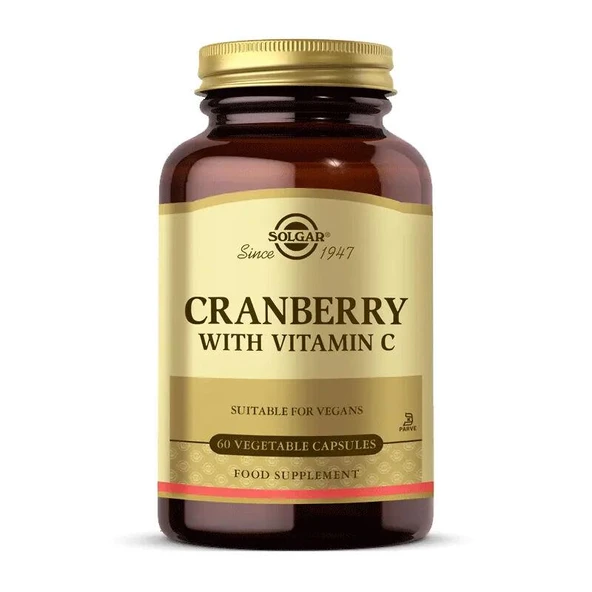 Solgar Cranberry With Vitamin C 60 Kapsül - Diş Beyazlatıcı Köpük Hediye ürün görseli 1