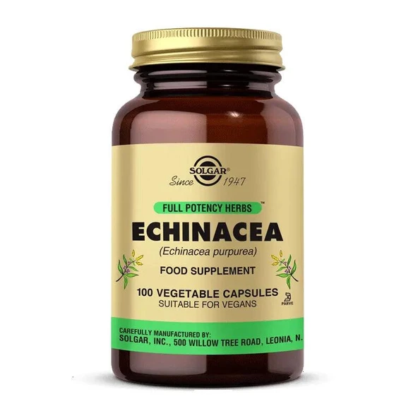 Solgar Echinacea 100 Kapsül - Diş Beyazlatıcı Köpük Hediye ürün görseli 1
