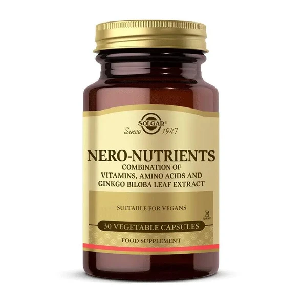Solgar Nero Nutrients 30 Kapsül - Diş Beyazlatıcı Köpük Hediye ürün görseli 1