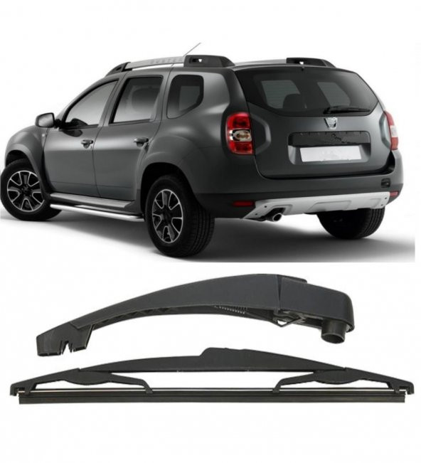 DACİA DUSTER ARKA SİLECEK KOLU VE SÜPÜRGESİ 2010 ÜZERİ