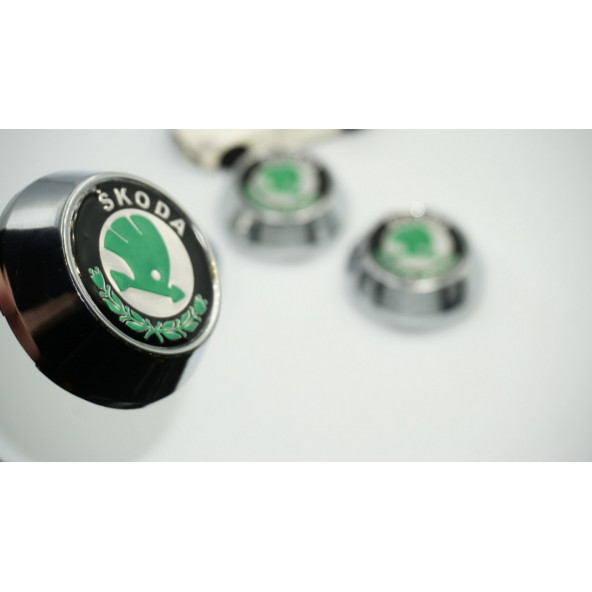 Skoda Jant Göbeği Kapak Seti Oem Ürün 65mm