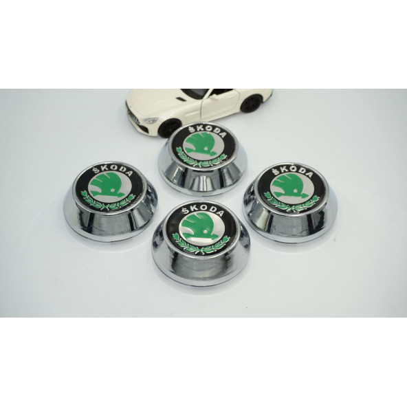 Skoda Jant Göbeği Kapak Seti Oem Ürün 65mm - 2