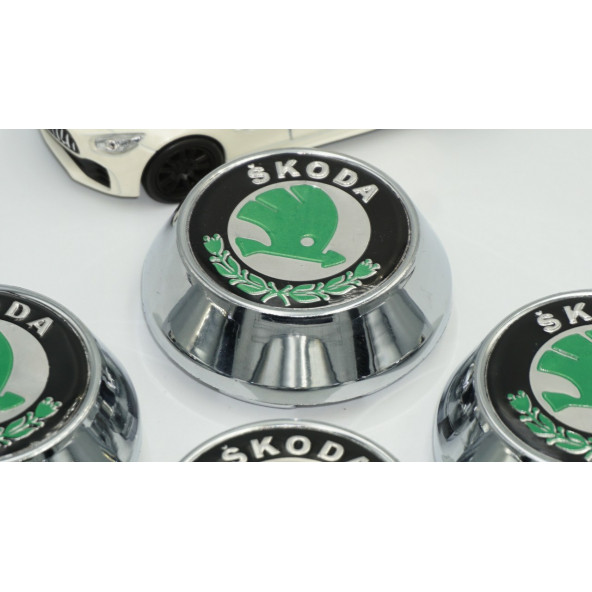 Skoda Jant Göbeği Kapak Seti Oem Ürün 65mm - 4