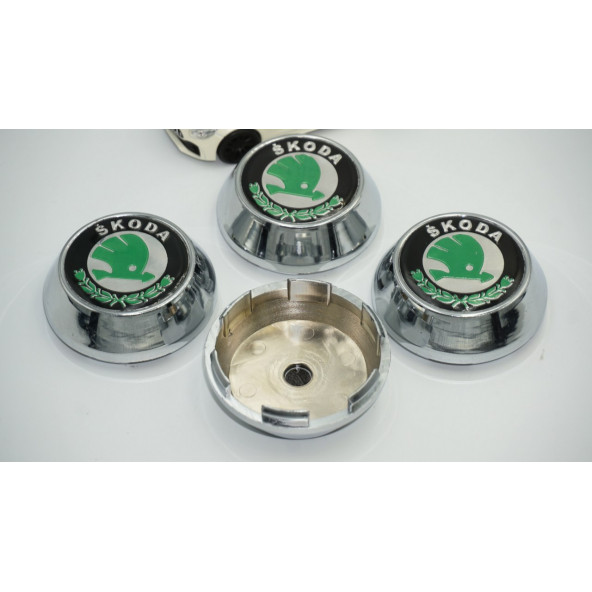 Skoda Jant Göbeği Kapak Seti Oem Ürün 65mm - 5