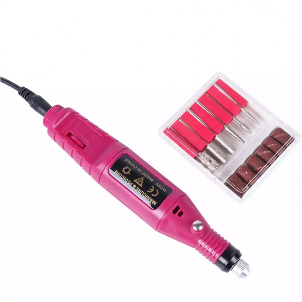 BMK Elektrikli Manikür Pedikür Törpüsü Profesyonel Bakım Süsleme Elektrikli Tırnak Törpü Makinesi 39-2 - 3