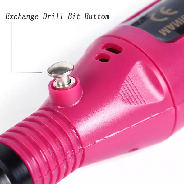 BMK Elektrikli Manikür Pedikür Törpüsü Profesyonel Bakım Süsleme Elektrikli Tırnak Törpü Makinesi 39-2 - 5