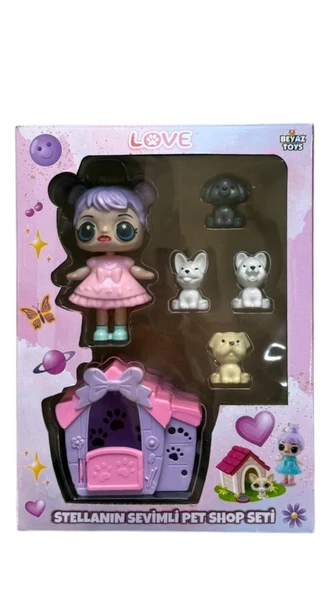 Stella’nın Sevimli Pet Shop Seti  Eğlenceli Oyuncak Hayvan Dükkanı Seti ürün görseli 1