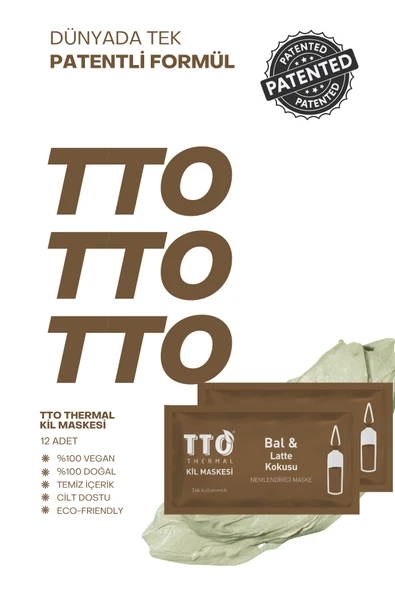 TTO Thermal Kil Maskesi Bal Ve Latte Kokusu Nemlendirici Maske - Resim 3