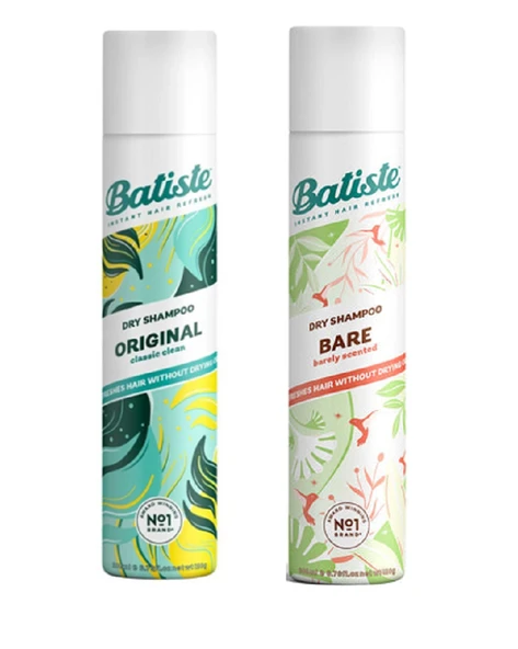 Batiste Kuru Şampuan Original 200 ml + Bare 200 ml 2’li Yağlanma Karşıtı Hacim Seti