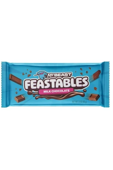Mr Beast Feastables Milk Chocolate 60 gr ürün görseli 1