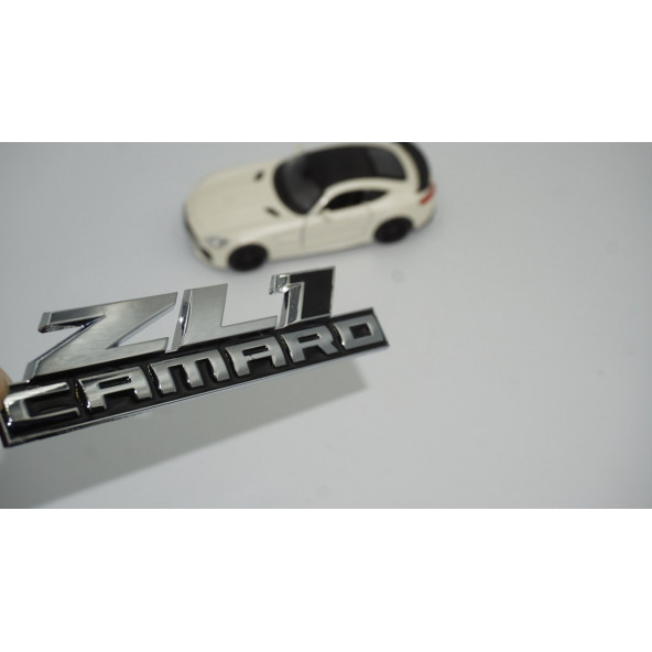 Chevrolet Camaro ZL1 Bagaj Yazı Krom Metal 3M 3D Logo Amblem