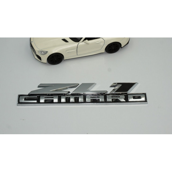 Chevrolet Camaro ZL1 Bagaj Yazı Krom Metal 3M 3D Logo Amblem - 3