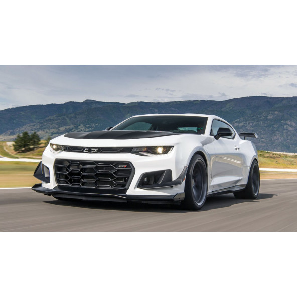 Chevrolet Camaro ZL1 Bagaj Yazı Krom Metal 3M 3D Logo Amblem - 4