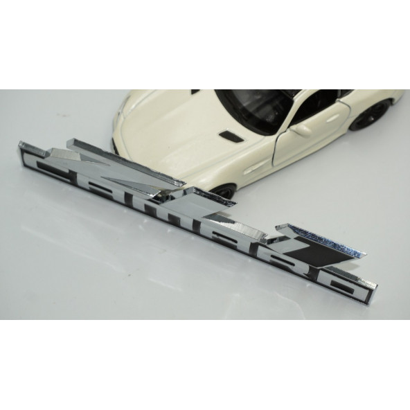 Chevrolet Camaro ZL1 Bagaj Yazı Krom Metal 3M 3D Logo Amblem - 6