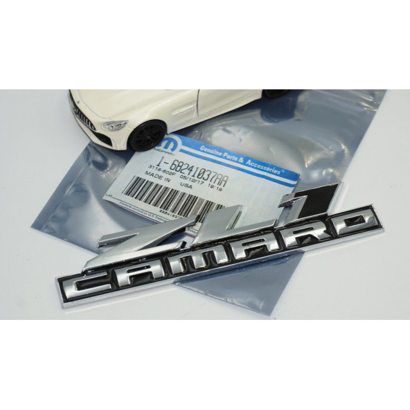 Chevrolet Camaro ZL1 Bagaj Yazı Krom Metal 3M 3D Logo Amblem - 8
