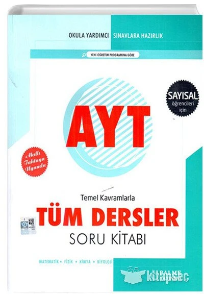 Palme Yayıncılık  AYT Sayısal Temel Kavramlarla Tüm Dersler Soru Kitabı ürün görseli