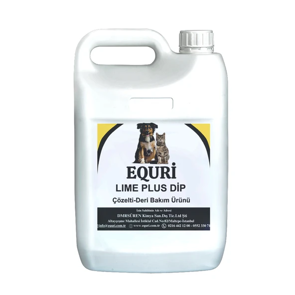 Lime Plus Dip Yetişkin Kedi Köpek ve Tüylü Hayvanlar İçin 5 Lt