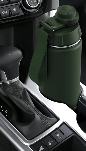 Stevig ST-208 1 Hand Leak-Proof Sızdırmaz Çelik Termos 500ML Green - 3