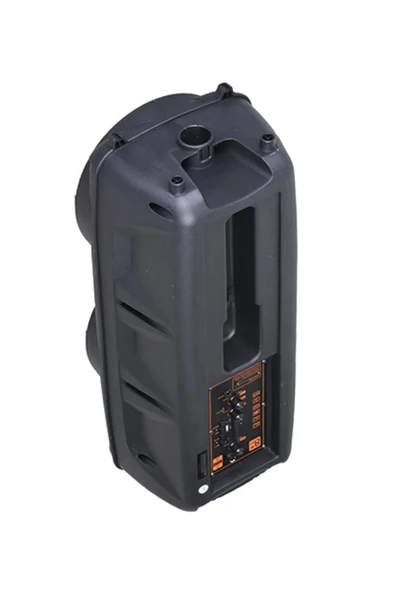 1745 Rgb Ledli Kablolu Mikrofonlu Radyolu Taşınabilir Bluetooth Hoparlör Parti Speaker - 3