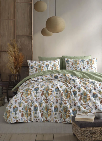 Kobyen Çift Kişilik Edna Olive Nevresim Takımı