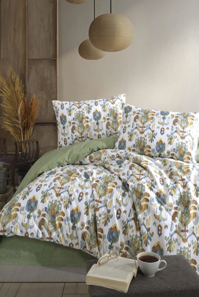 Kobyen Çift Kişilik Edna Olive Nevresim Takımı - 3