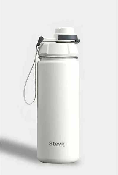 Stevig ST-220 1 Hand Leak-Proof Sızdırmaz Çelik Termos 500ML Star White