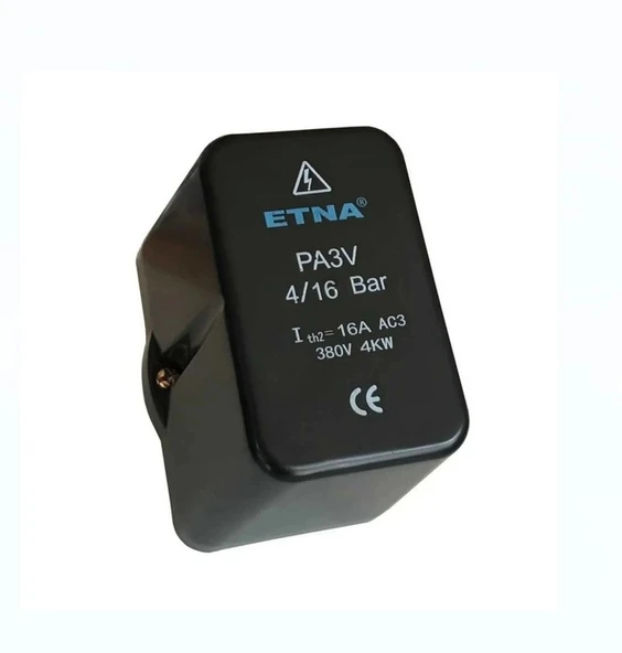 Etna Basınç Şalteri PA-3V 4Bar - 16Bar  380V 1/2 - Resim 3