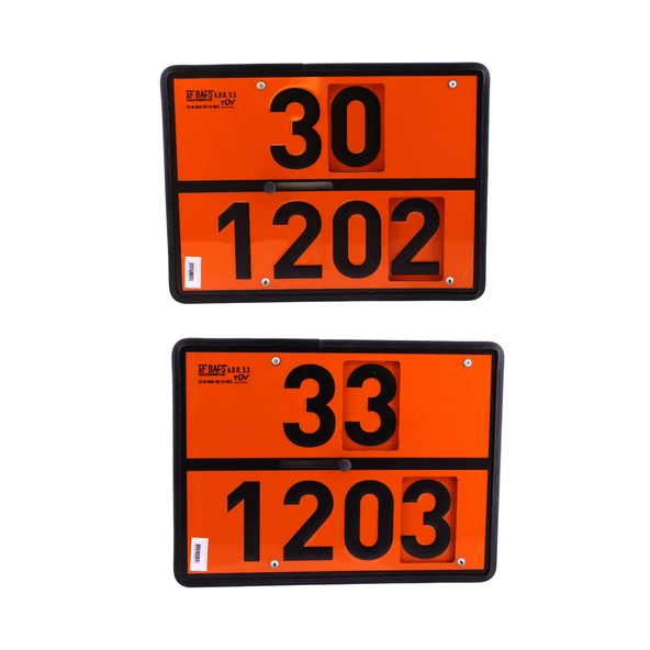 (1 Adet) Metal 40x30 cm Levha 2'si 1 Arada 30-1202 33-1203 Tehlikeli Madde Değiştirilebilir Rakamlı ürün görseli