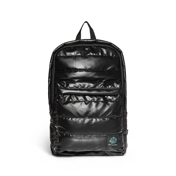 Biggdesign Moods Up Relaxed Kapitone Sırt Çantası Su Geçirmez Kumaşlı Okul ve Laptop Çantası Siyah ürün görseli