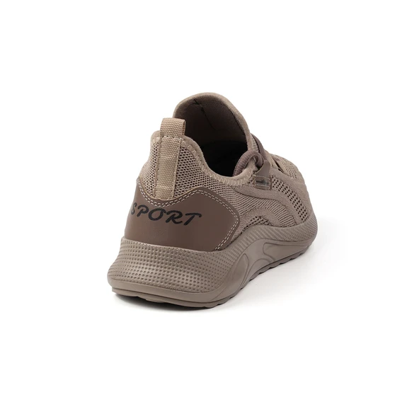 Erkek Bej Sneaker Spor Ayakkabı Rahat Hafif Günlük - Resim 5