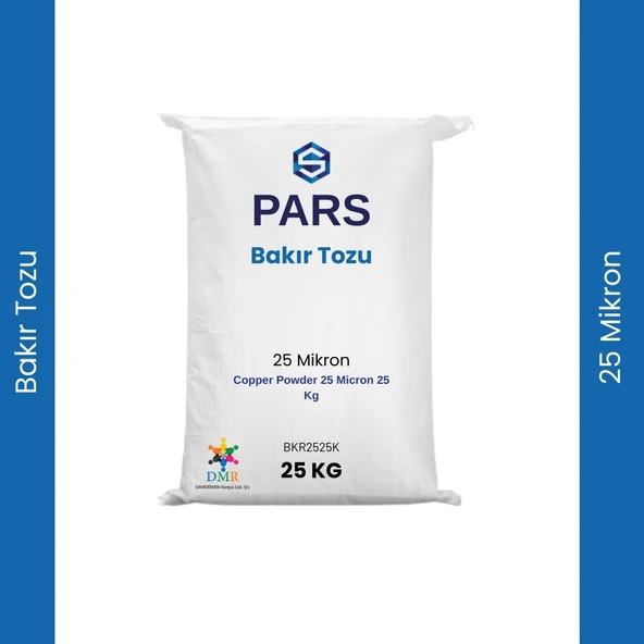 Bakır Tozu 25 Mikron 25 Kg