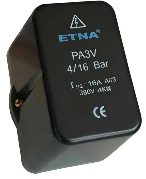Etna Basınç Şalteri PA-3V 4Bar - 16Bar  380V 1/2 - Resim 2