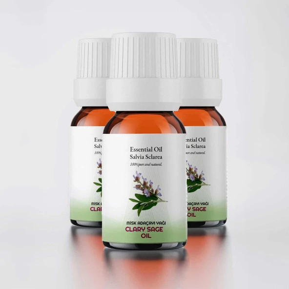 PROCLİS 3 Adet Doğal Misk Adaçayı Yağı 10ml - 5