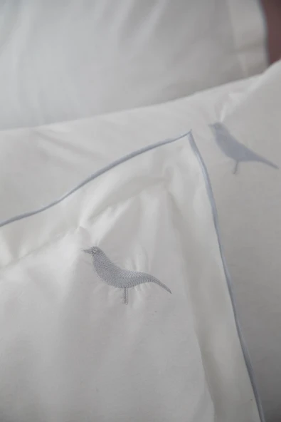 Tek Kişilik Pure İndigo Nevresimli Pike Seti - 2