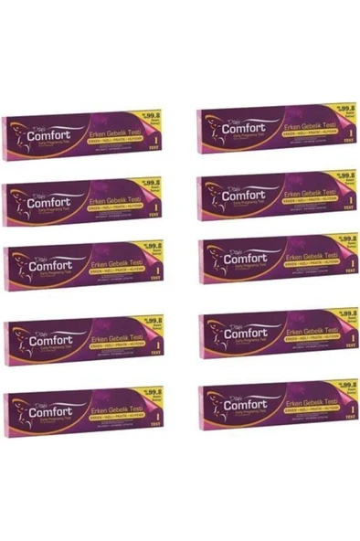 Days Comfort Erken Gebelik Testi 10'Lu PAKET (SKT:08/2027)