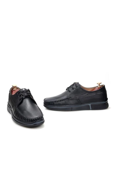 Papuçcity Bms 03229 Ortopedik Erkek Deri Günlük Ayakkabı - Resim 3