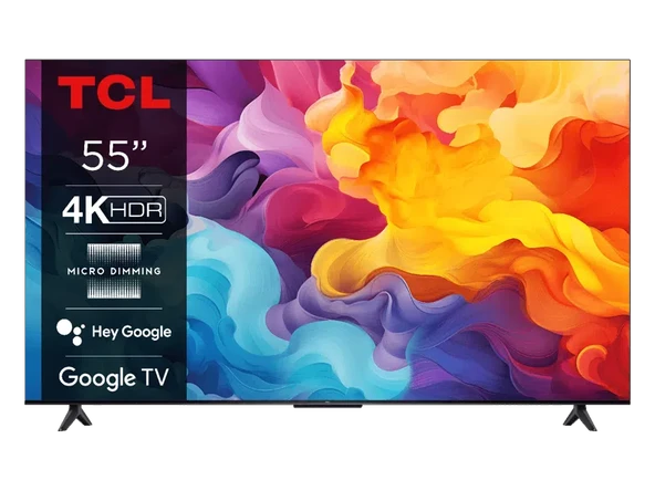 TCL 55V6B 4K Ultra HD 55" 140 Ekran Uydu Alıcılı Google Smart LED TV ürün görseli