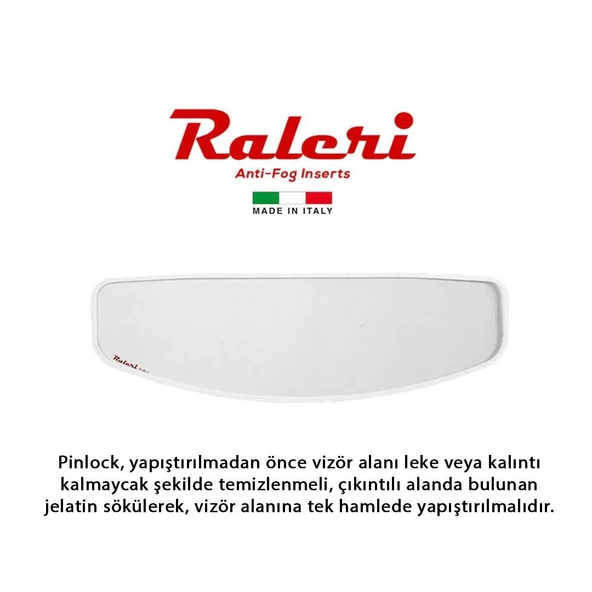KASK BUĞU ÖNLEYİCİ PİNLOCK 28,6 CM ŞEFFAF - Resim 2