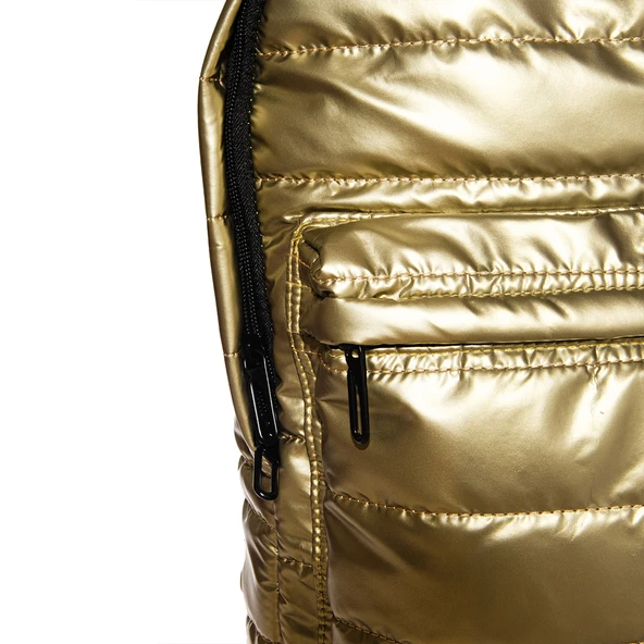 Biggdesign Moods Up Curious Kapitone Sırt Çantası Su Geçirmez Hafif Okul ve Laptop Çantası Sarı - 5