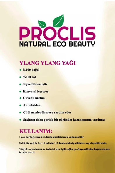 PROCLİS 3 Adet Ylang Ylang Yağı 10 ml - 4